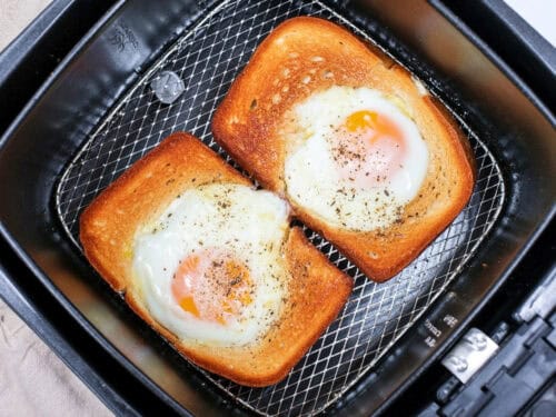 Air Fryer Egg And Cheese Toast Recipe