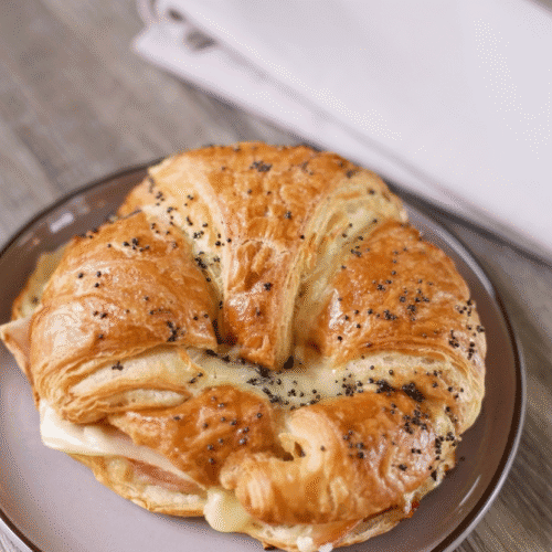 Baked Ham And Cheese Croissants Recipe