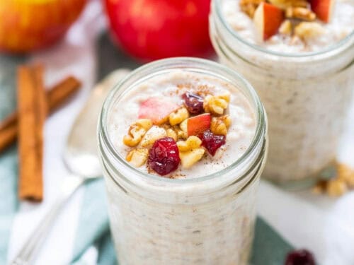 Apple Cinnamon Overnight Oats