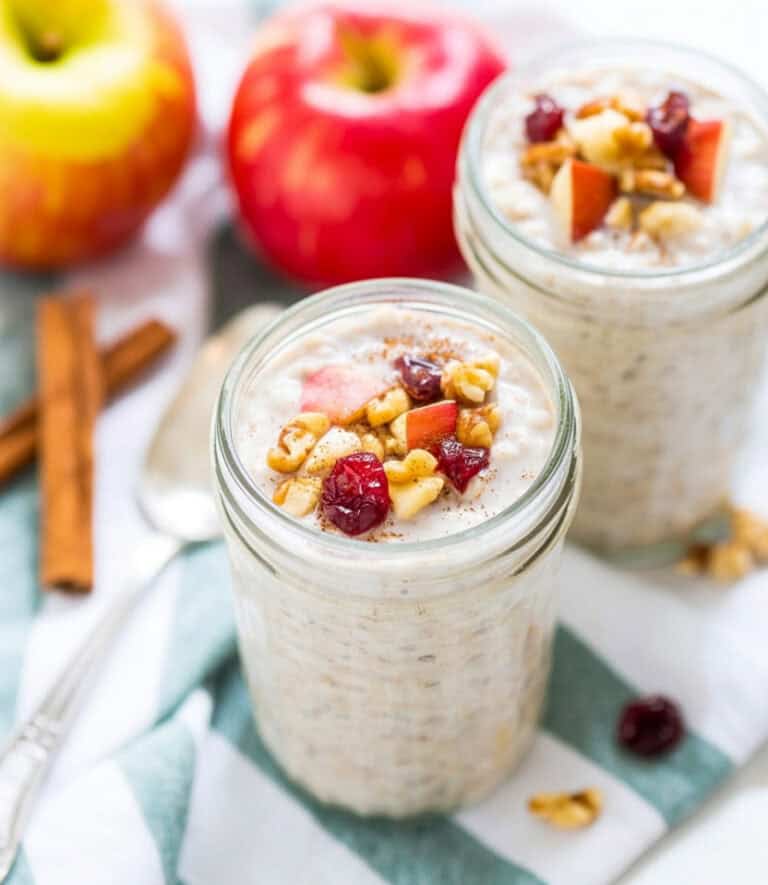 Apple Cinnamon Overnight Oats