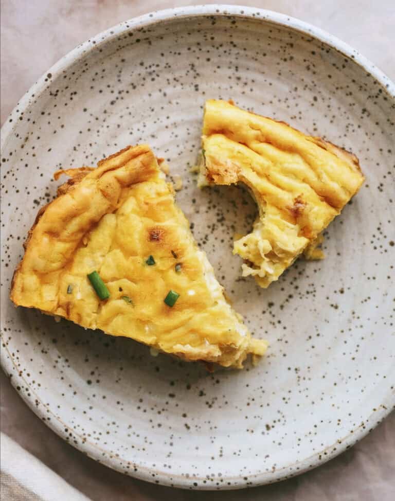 Cottage Cheese Crustless Quiche
