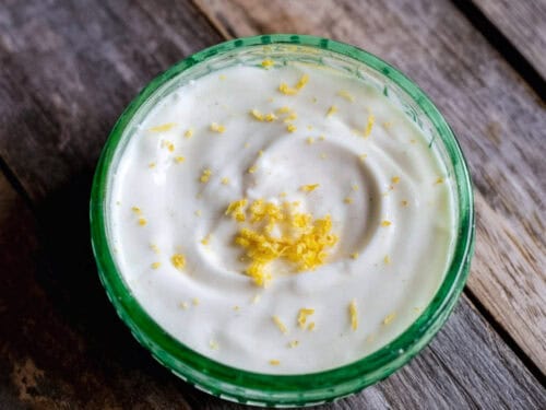 Cottage Cheese Lemon Pudding