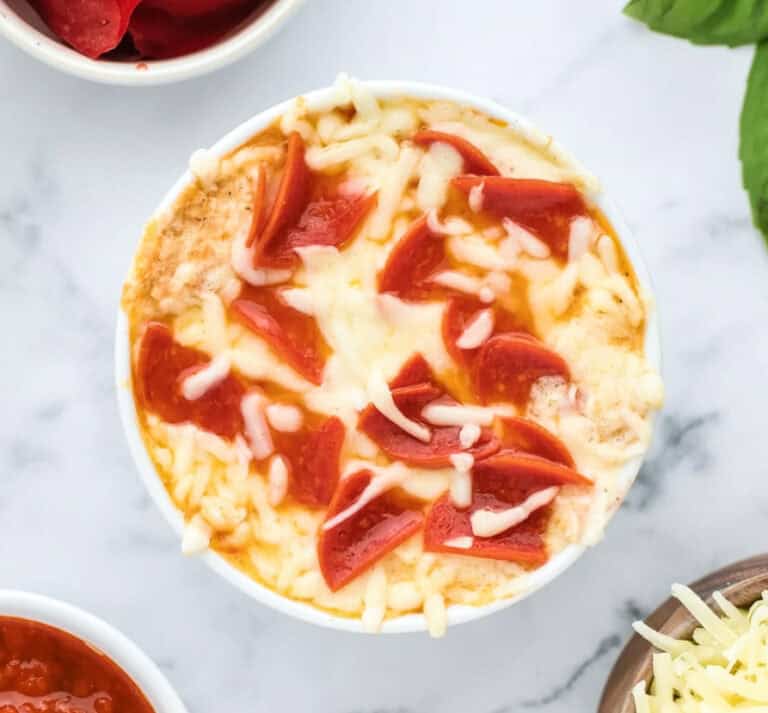 Cottage Cheese Pizza Bowl