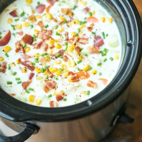 Crockpot Chicken Corn Chowder