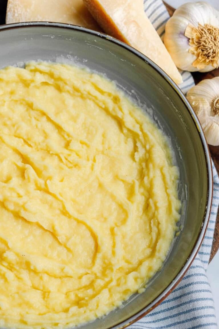Garlic Parm Polenta Recipe