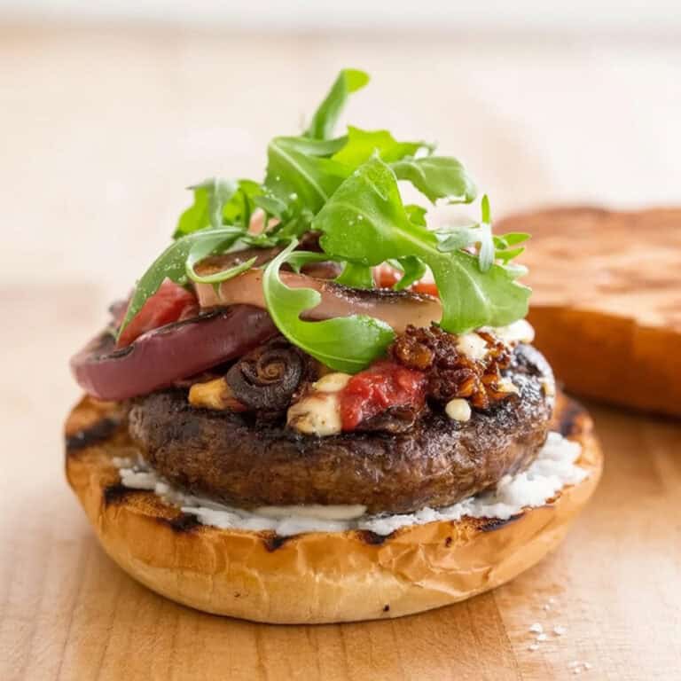 Grilled Mushroom Burger