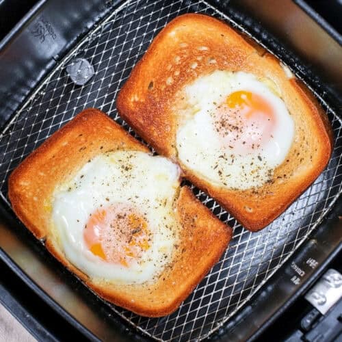 Air Fryer Egg And Cheese Toast Recipe