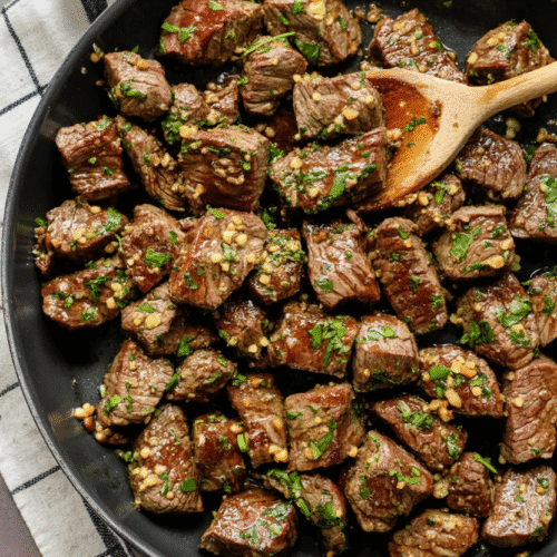 Garlic Butter Steak Bites Recipe