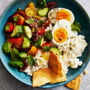 Cottage Cheese Greek Salad