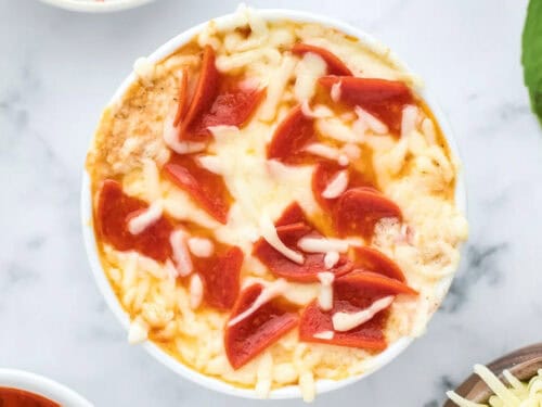 Cottage Cheese Pizza Bowl