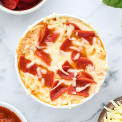 Cottage Cheese Pizza Bowl