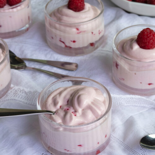 Cottage Cheese Raspberry Mousse