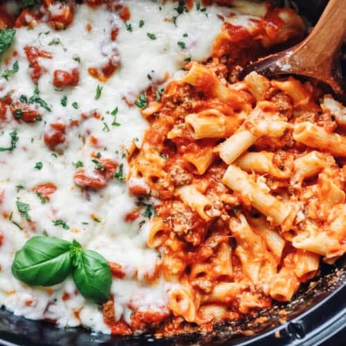 Crockpot Baked Ziti Recipe