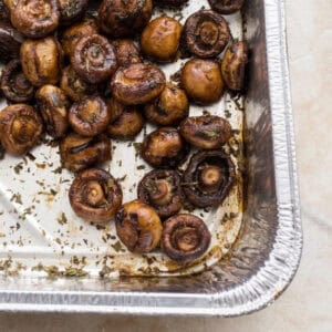 Grilled Button Mushrooms Recipe