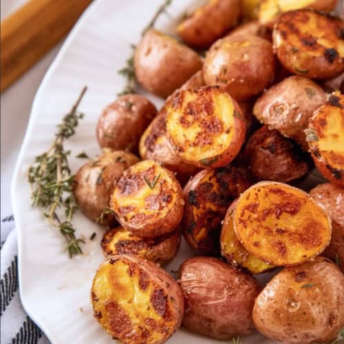 Honey Mustard Roasted Potatoes