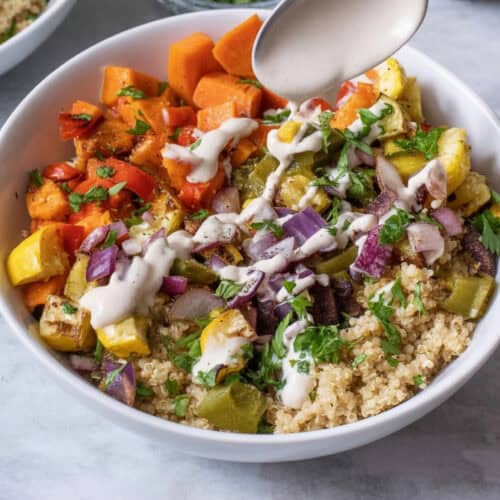 Roasted Vegetable Quinoa Bowl