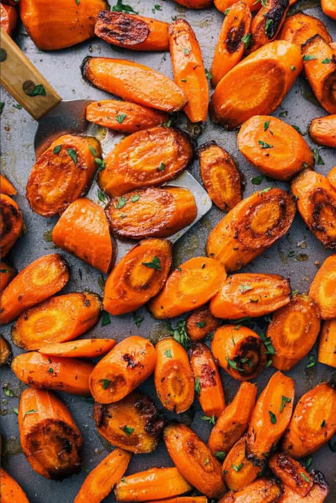 Sugar Glazed Roasted Carrots Recipe