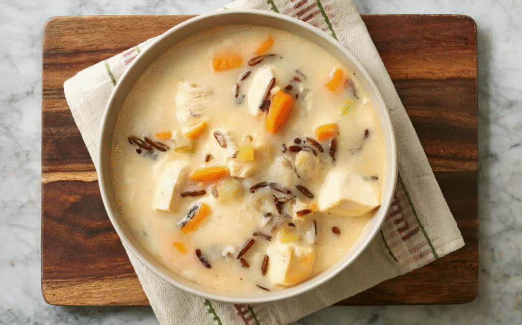 Creamy Chicken and Wild Rice Soup