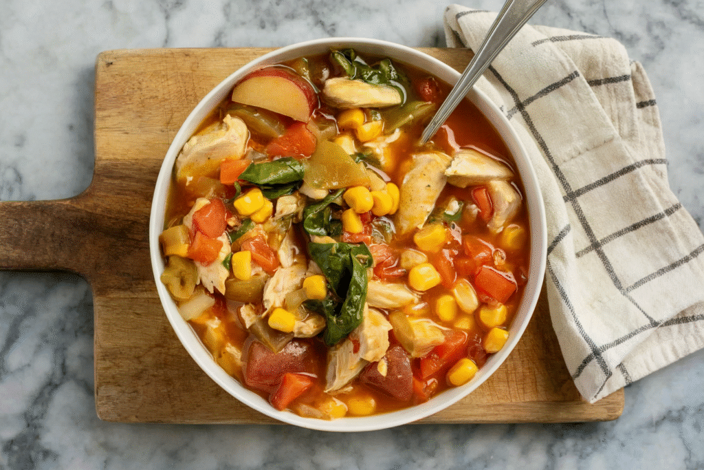 Slow-Cooker Chicken Vegetable Soup