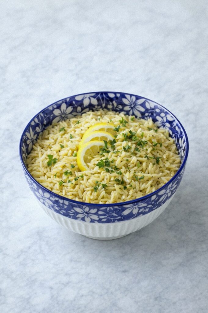 Lemon Orzo