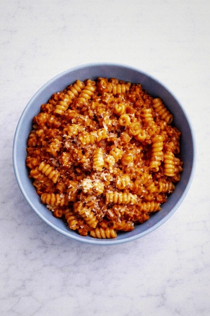 Creamy Sausage and Tomato Pasta